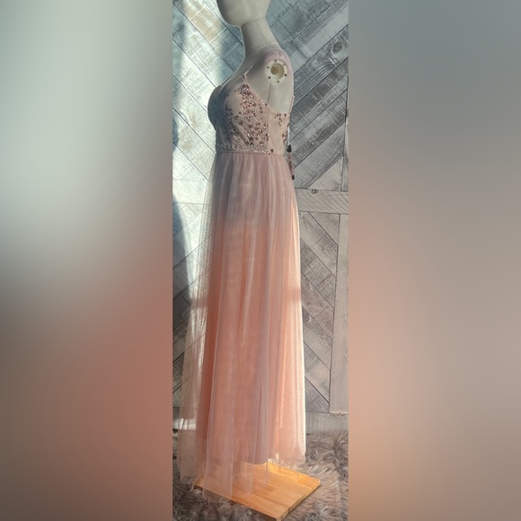 EVER PRETTY NWT MAXI A-LINE SEQUIN EMBROIDERED FORMAL EVENING DRESS - Picture 10 of 14